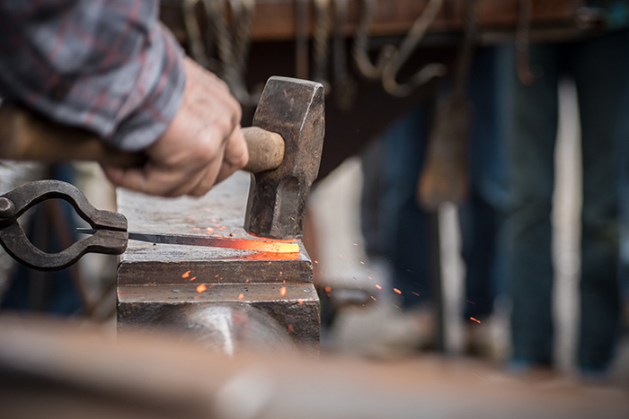 Blacksmithing at the Library with Columbia Fire & Iron – Spokane County  Library District